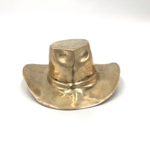 Brass Cowboy Hat